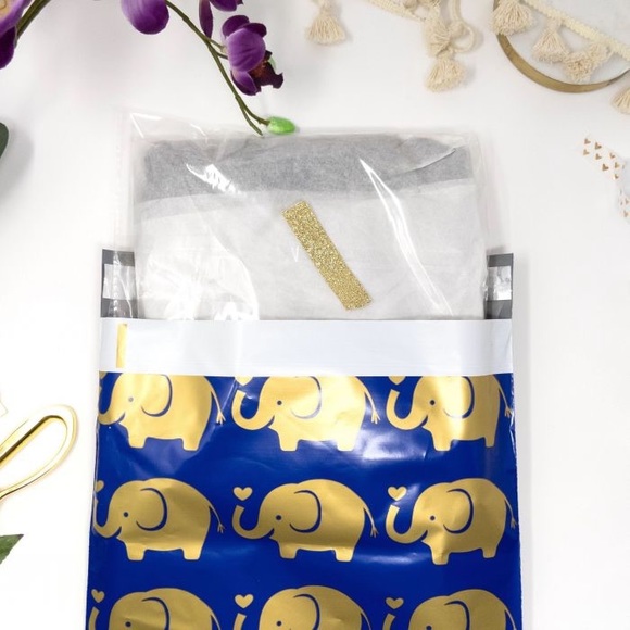 Elephant 🐘 Poly Mailers 10x13 Pack of 25 - Picture 2 of 6